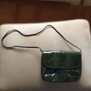 Vintage Imagnin Collectable Green Shoulder Bag